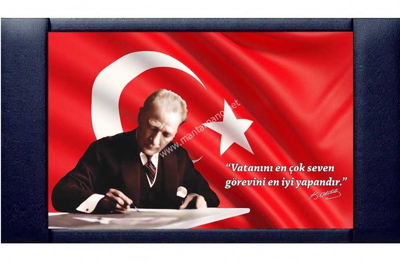 Makam Panosu Atatürk Resimli 85x140 cm