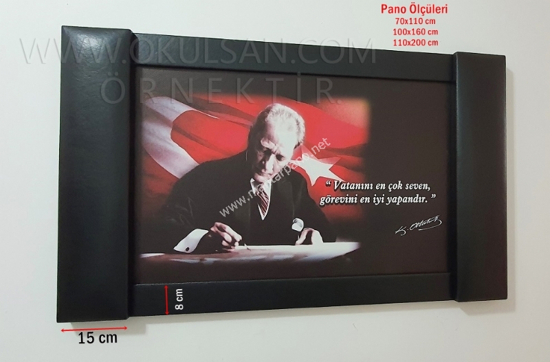 Atatürk Tablosu 110x200 cm